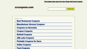 What Xxcoupons.com website looked like in 2015 (8 years ago)