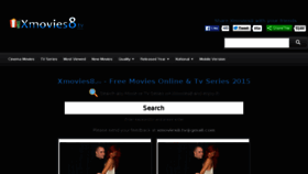 What Xmovies8.co website looked like in 2015 (8 years ago)