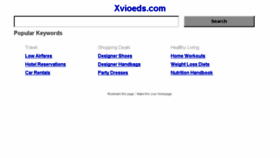 What Xvioeds.com website looked like in 2015 (8 years ago)