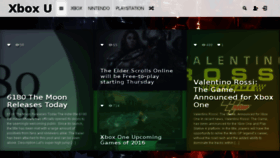 What Xboxu.com website looked like in 2016 (8 years ago)