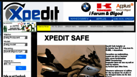 What Xpedit.dk website looked like in 2016 (8 years ago)