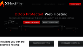 What Xhostfire.com website looked like in 2016 (9 years ago)