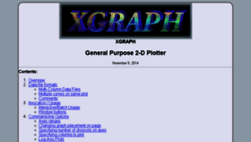 What Xgraph.org website looked like in 2016 (8 years ago)