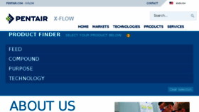 What Xflow.pentair.com website looked like in 2016 (8 years ago)