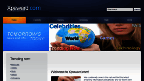 What Xpaward.com website looked like in 2016 (7 years ago)