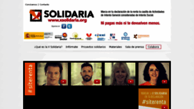 What Xsolidaria.org website looked like in 2016 (7 years ago)