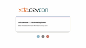 What Xda-devcon.com website looked like in 2016 (7 years ago)