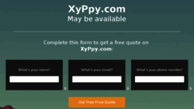What Xyppy.com website looked like in 2016 (7 years ago)