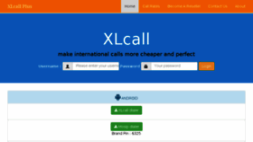 What Xlcall.com website looked like in 2016 (7 years ago)