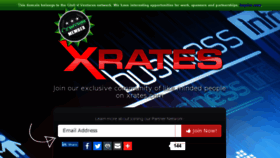 What Xrates.com website looked like in 2016 (7 years ago)