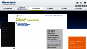 What Xeloda.com website looked like in 2016 (7 years ago)