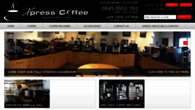 What Xpresscoffeeuk.co.uk website looked like in 2016 (7 years ago)