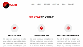 What Xwebit.com website looked like in 2016 (7 years ago)