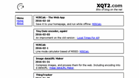 What Xqt2.com website looked like in 2016 (7 years ago)