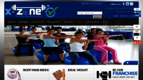 What Xzonegym.com website looked like in 2016 (7 years ago)