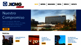 What Xcmg.cl website looked like in 2016 (7 years ago)