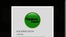 What Xperiencevapes.com website looked like in 2016 (7 years ago)