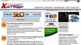 What Xpblogger.com website looked like in 2017 (7 years ago)