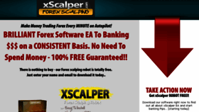 What Xscalper.com website looked like in 2017 (7 years ago)