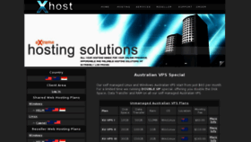 What Xhostsolutions.com.au website looked like in 2017 (8 years ago)