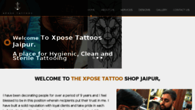 What Xposetattoos.com website looked like in 2017 (7 years ago)