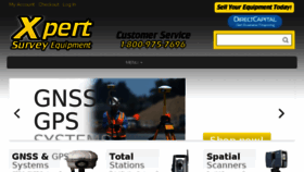 What Xpertsurveyequipment.com website looked like in 2017 (7 years ago)