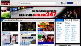 What Xemphimonline247.com website looked like in 2017 (6 years ago)