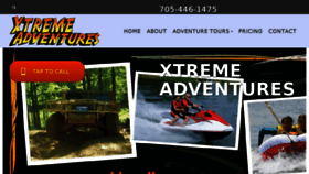 What Xtremeadventures.ca website looked like in 2017 (6 years ago)