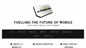 What X-mobility.com website looked like in 2017 (6 years ago)