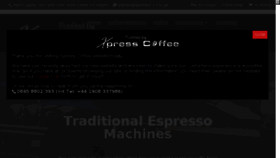 What Xpresscoffeeuk.co.uk website looked like in 2017 (6 years ago)