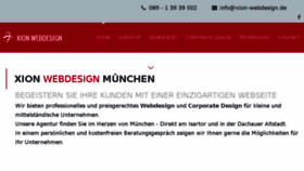 What Xion-webdesign.de website looked like in 2017 (6 years ago)