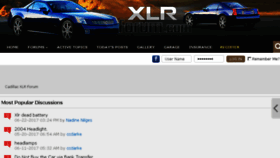 What Xlrforum.com website looked like in 2017 (6 years ago)