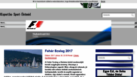 What Xlsport.hu website looked like in 2017 (6 years ago)