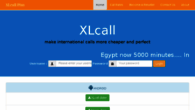 What Xlcall.com website looked like in 2017 (6 years ago)