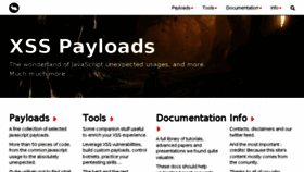 What Xss-payloads.com website looked like in 2017 (6 years ago)