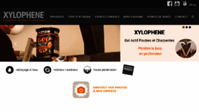 What Xylophene.fr website looked like in 2017 (6 years ago)