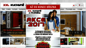 What Xxl-kuchyne.cz website looked like in 2017 (6 years ago)