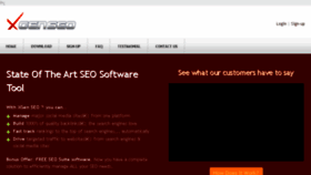 What Xgenseo.com website looked like in 2017 (6 years ago)