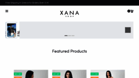 What Xanashop.com website looked like in 2017 (6 years ago)