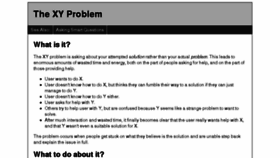 What Xyproblem.info website looked like in 2017 (6 years ago)