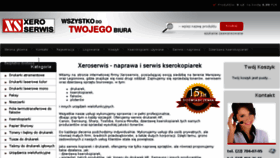 What Xeroserwis.pl website looked like in 2017 (6 years ago)