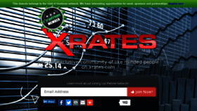 What Xrates.com website looked like in 2017 (6 years ago)