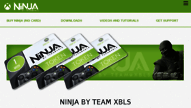 What Xbl.ninja website looked like in 2017 (6 years ago)