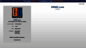 What Xrmo.com website looked like in 2017 (6 years ago)