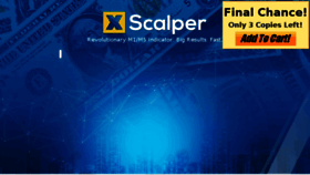 What Xscalper.com website looked like in 2018 (6 years ago)