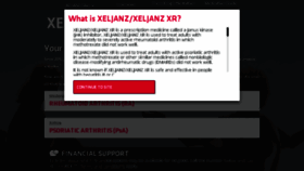 What Xeljanz.com website looked like in 2018 (6 years ago)