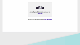 What Xf.io website looked like in 2018 (6 years ago)