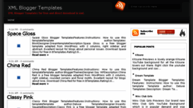 What Xmlbloggertemplates.blogspot.com.tr website looked like in 2018 (6 years ago)