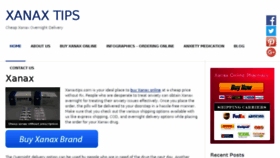 What Xanaxtips.com website looked like in 2018 (6 years ago)