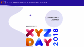 What Xyzday.id website looked like in 2018 (6 years ago)